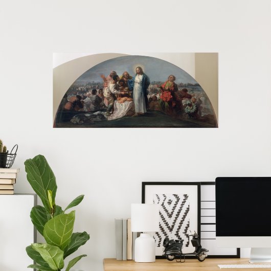 Vermenigvuldiging van de groeven en de visserij poster (Thuiskantoor)