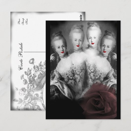 Vermenigvuldiging van Maria Antonia Josephina Joha Briefkaart (Voorkant / Achterkant)