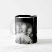 Vermenigvuldiging van Maria Antonia Josephina Joha Tweekleurige Koffiemok (Voorkant links)