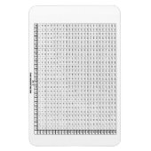 Vermenigvuldigingsfactor 30 met 20 inch magneet (Verticaal)