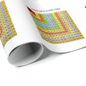 "Vermenigvuldigingsgrafiek" Cadeaupapier (Rol Hoek)