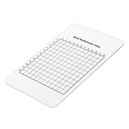 Vermenigvuldigingstabel Magneet (Linkerzijde)