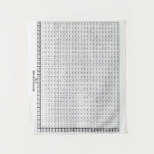 Vermenigvuldigingstabel Wandkleed (Voorkant)