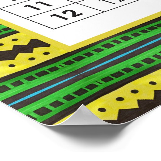 Vermenigvuldigingstabellen Poster (Hoek)