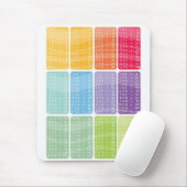 Vermenigvuldigingstijdtabel - regenboogmuismat muismat (Met muis)