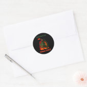 Vermijd burn-out. Adem stress uit. Sticker (Envelop)