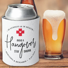 Vermijd dat Hangover blijft Drink Relief Kit Wedde Blikjeskoeler