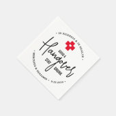 Vermijd dat Hangover blijft Drink Relief Kit Wedde Servet (Hoek)