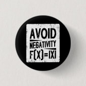 Vermijd de grap van de absolute waardevergelijking ronde button 3,2 cm (Voorkant)
