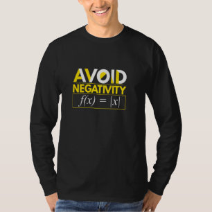 Vermijd de Wiskunde van de Vergelijking van de Wis T-shirt