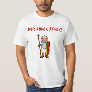 Vermijd een aanval op een rack t-shirt