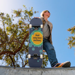 Vermijd het gebruik van zware machines Radial Bubb Persoonlijk Skateboard