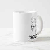 Vermijd lama drama koffie mok (Voorkant rechts)