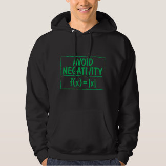 Vermijd Negativiteit Grappig Wiskundig Probleem In Hoodie
