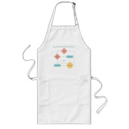 Vermijd Plannen Grappige Stroomdiagram - Introvert Lang Schort