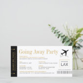 Vermijden van het instappen van een vliegticket (Staand voorkant)