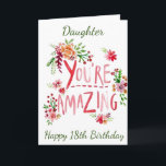 VERMIJDEN VAN SCHUWER OP UW **18th** BIRTHDAY Kaart<br><div class="desc">VERZENDT "UW DOCHTER"DEZE "HET VERMIJDEN KAART"EN VERANDERT DE AGINA ALS U... ZOALS ALTIJD OP ONZE KAARTEN HIER IN ZAZZLE</div>