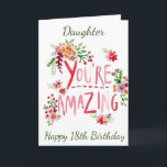 VERMIJDEN VAN SCHUWER OP UW **18th** BIRTHDAY Kaart<br><div class="desc">VERZENDT "UW DOCHTER"DEZE "HET VERMIJDEN KAART"EN VERANDERT DE AGINA ALS U... ZOALS ALTIJD OP ONZE KAARTEN HIER IN ZAZZLE</div>