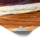 Vermilion Cliff Rock-formaties Poster (Hoek)