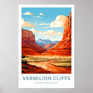 Vermilion Cliffs National Monument Reisprint Poster