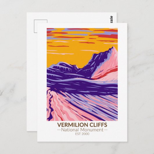 Vermilion Cliffs National Monument White Pocket Briefkaart (Voorkant / Achterkant)
