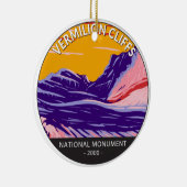 Vermilion Cliffs National Monument White Pocket Keramisch Ornament (Rechts)