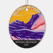 Vermilion Cliffs National Monument White Pocket Keramisch Ornament (Links)