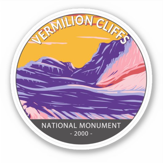Vermilion Cliffs National Monument White Pocket Sticker (Voorkant)