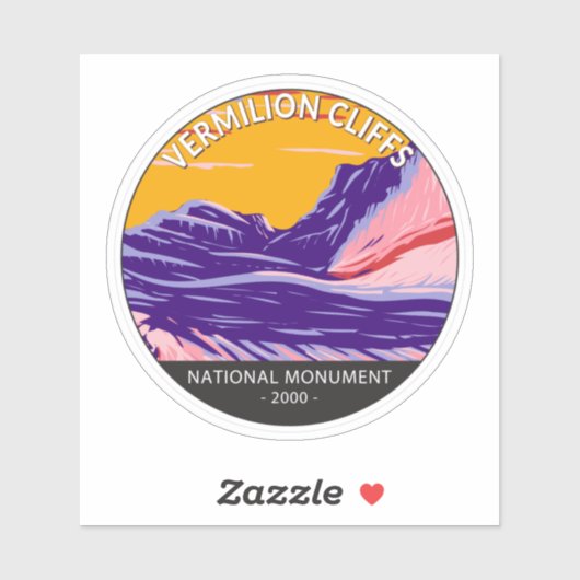Vermilion Cliffs National Monument White Pocket Sticker (Vel)