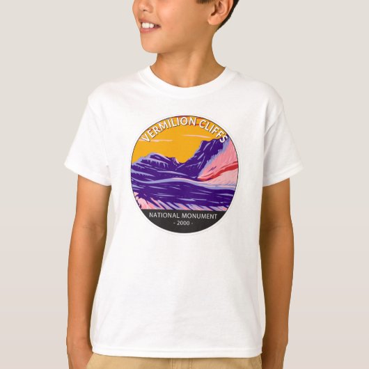 Vermilion Cliffs National Monument White Pocket T-shirt (Voorkant)