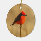 Vermilion Flycatcher Keramisch Ornament (Links)
