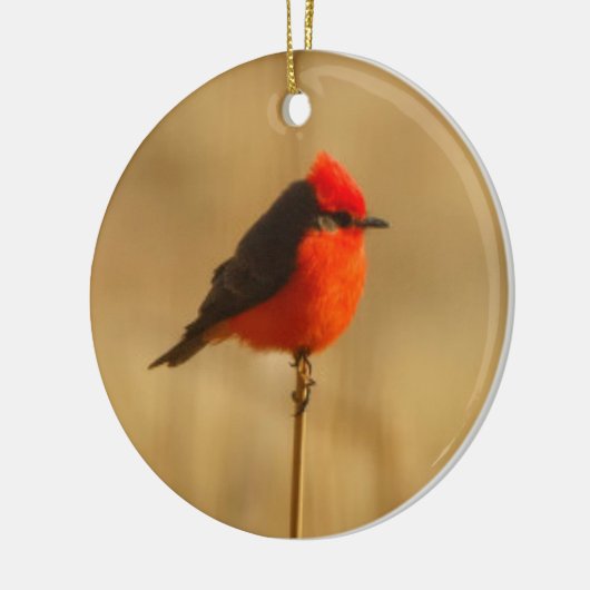 Vermilion Flycatcher Keramisch Ornament (Links)