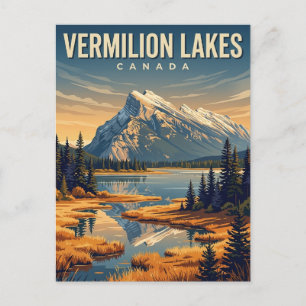 Vermilion Lakes Canada Briefkaart