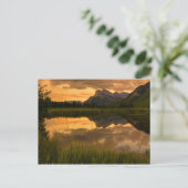 Vermilion Lakes Sunset Briefkaart (Staand voorkant)