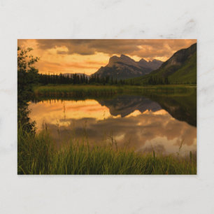 Vermilion Lakes Sunset Briefkaart