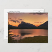 Vermilion Lakes Sunset Briefkaart (Voorkant / Achterkant)