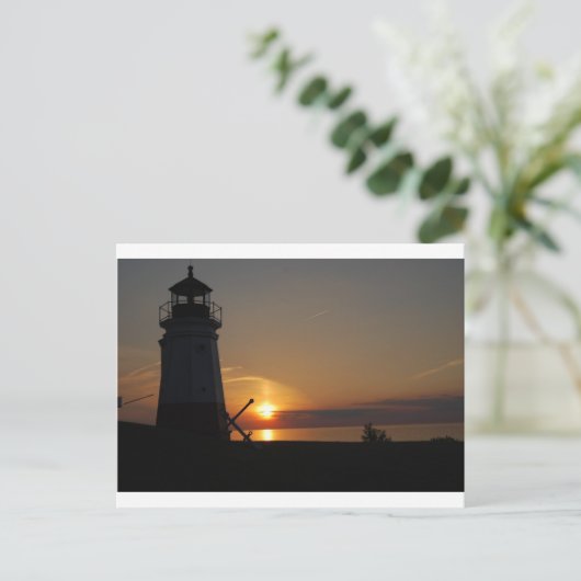 Vermilion Light House Briefkaart (Staand voorkant)