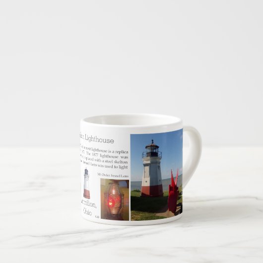 Vermilion Lighthouse espresso mok (Voorkant rechts)
