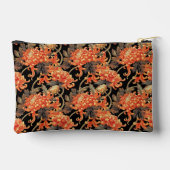 Vermilion rood op zwarte chrysanthemum etui (Achterkant)