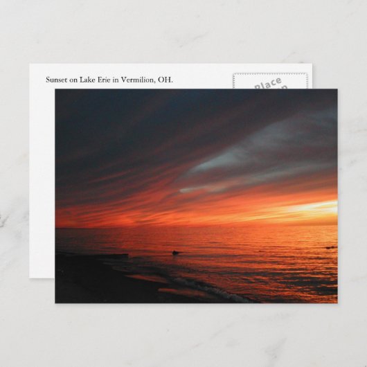 Vermilion Sunset 062907 Briefkaart (Voorkant / Achterkant)