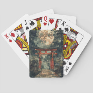 Vermilion Tempelpoort Waterverf Inkt (3) Pokerkaarten