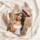 Vermilion Waterverf Floral Graduation Party Kaart