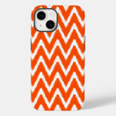 Vermiljoen Asian Moods Ikat Chevrons Case-Mate iPhone Case (Achterkant)
