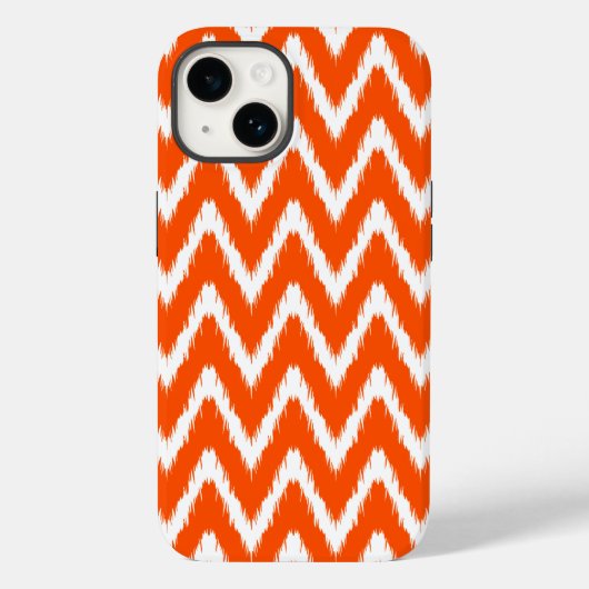 Vermiljoen Asian Moods Ikat Chevrons Case-Mate iPhone Case (Achterkant)