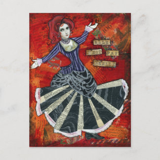 Vermiljoen Briefkaart