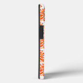 Vermiljoen Elegant Damask Case-Mate iPhone Case (Achterkant / Rechts)