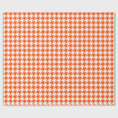 Vermiljoen Elegant Houndstooth in Emporiomoffa Cadeaupapier (Vlak)