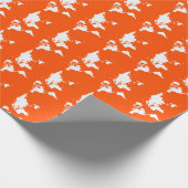 Vermiljoen Elegant World Cadeaupapier (Hoek)