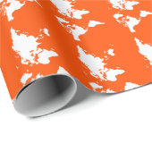 Vermiljoen Elegant World Cadeaupapier (Rol Hoek)