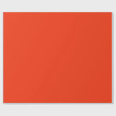 Vermiljoen kleur cadeaupapier (Vlak)